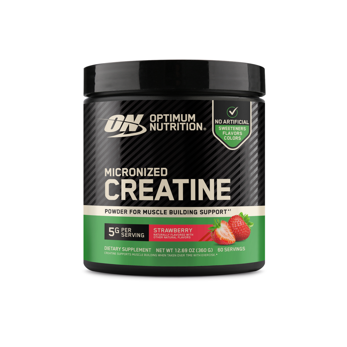 Optimum Nutrition Micronized Creatine Powder Strawberry